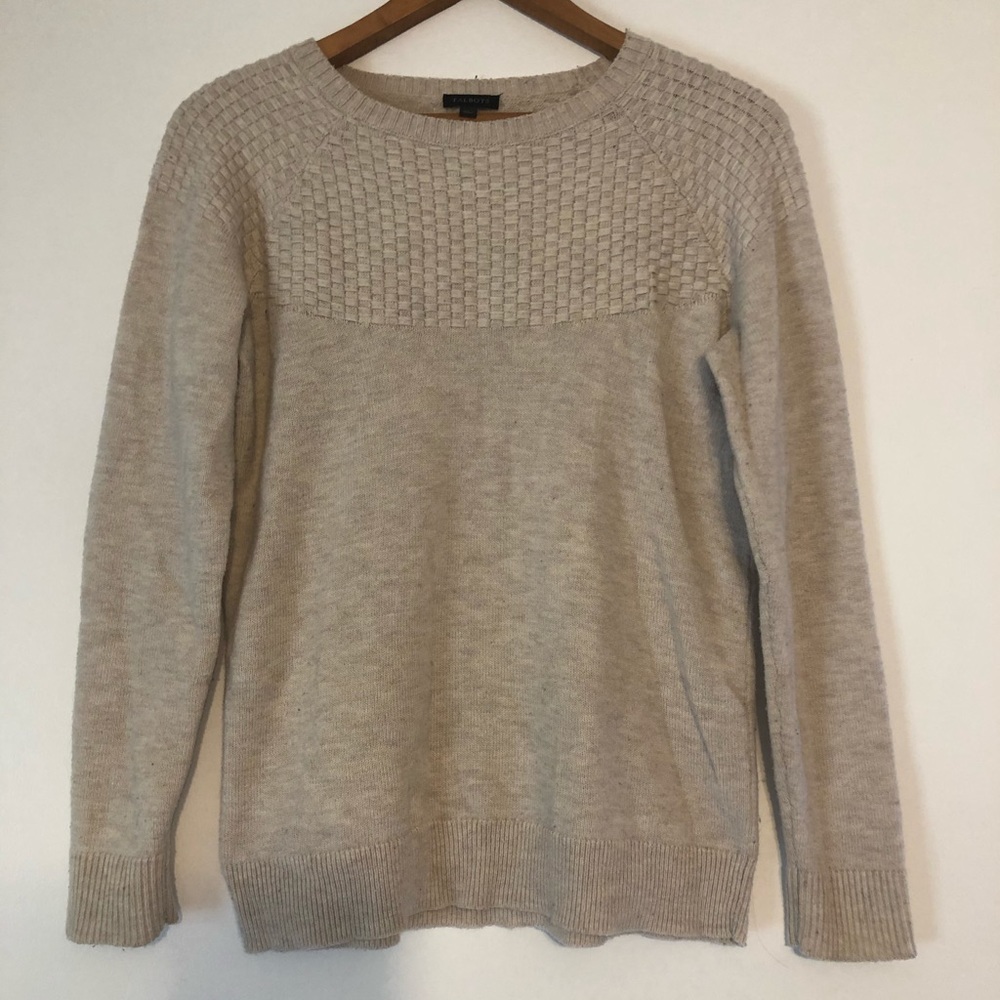 Cream Talbots Sweater